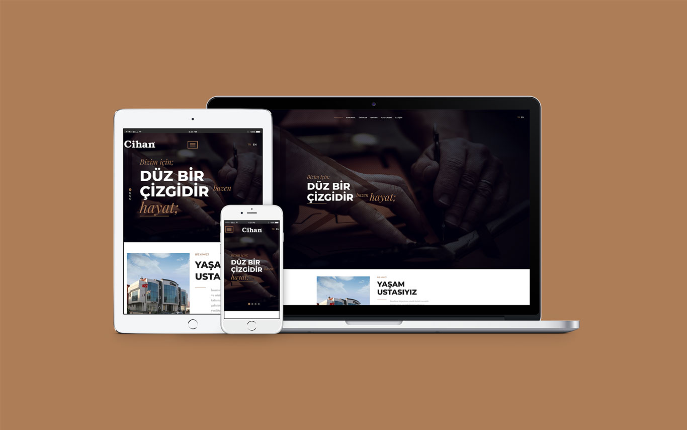 Cihan Ayakkabı Web Tasarım Çalışması