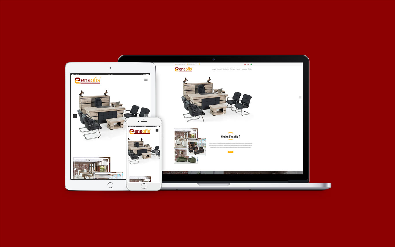Ena Ofis Web Tasarım Çalışması