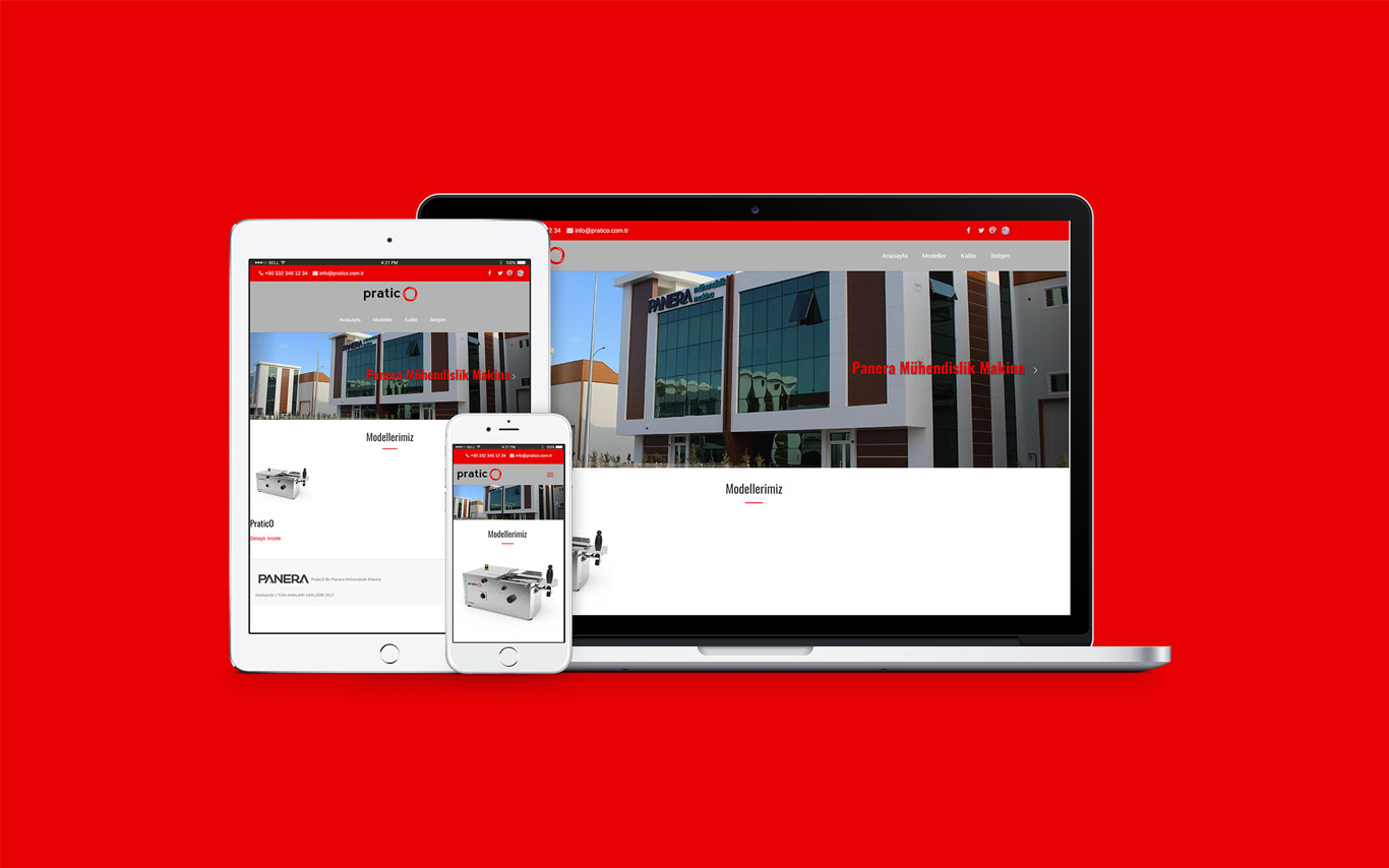 Pratico Web Tasarım Çalışması